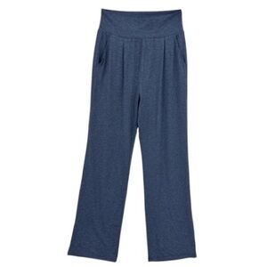 Chic Wide-Leg Women's Pants in Deep Blue